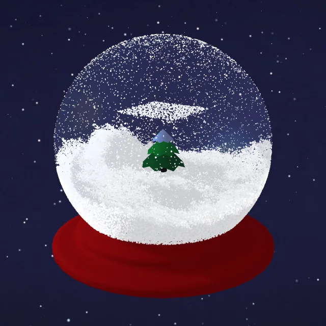 Preview of Snowy Snow Globe by Edan Kwan